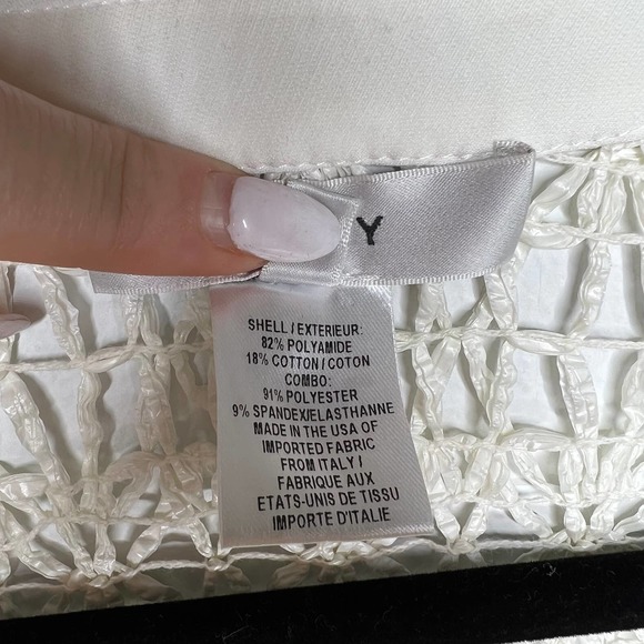 Milly Cream Off White Woven Open Duster 6 - Picture 4 of 4